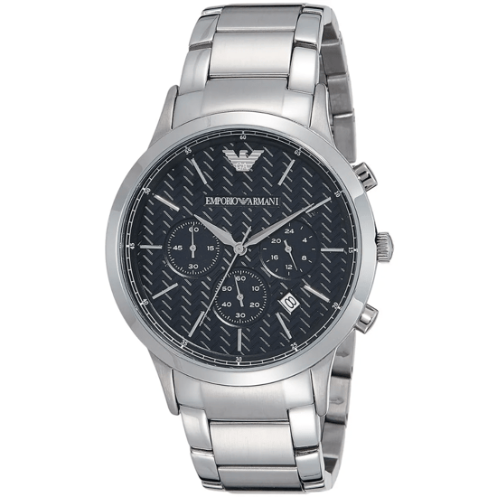 Emporio Armani Renato AR2486 Chronograph Men's Watch 43mm Blue Dial - Image 3