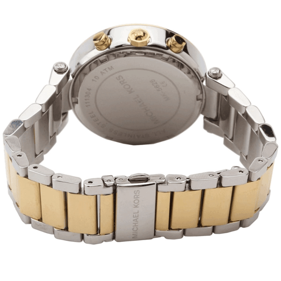 Michael Kors MK5626 Parker Dames Chronograaf Horloge, Bicolor RVS - Image 5