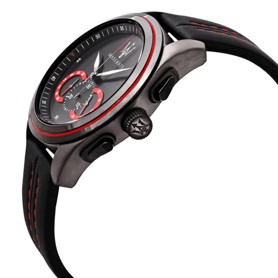 Maserati R8871612023 Traguardo Chronograaf Zwarte Wijzerplaat Herenhorloge - Image 5