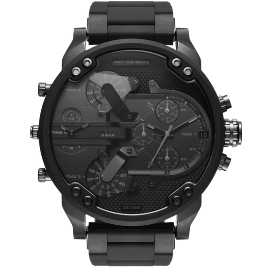 Diesel Mr Daddy 2.0 DZ7396 Zwart Heren Chronograaf Horloge - Image 1