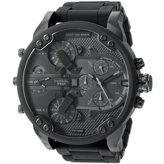 Diesel Mr Daddy 2.0 DZ7396 Zwart Heren Chronograaf Horloge - Image 3