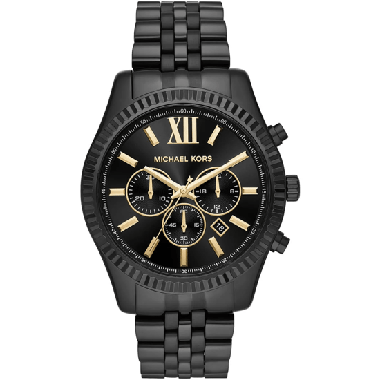 Michael Kors Lexington MK8603 Chronograaf Zwarte Wijzerplaat Herenhorloge - Image 1