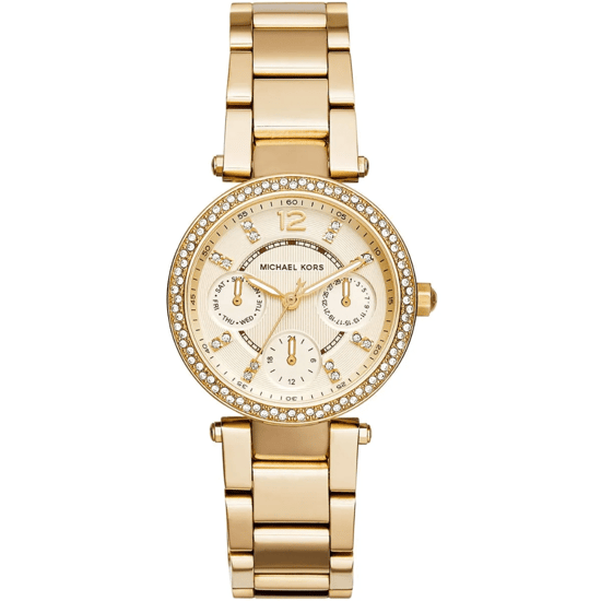 Michael Kors MK6056 Parker Chronograaf 33mm Gouden Roestvrijstalen Dameshorloge - Image 2