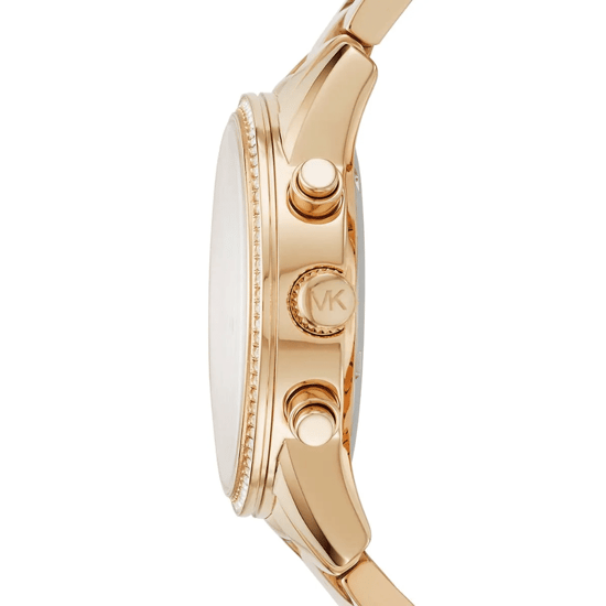 Michael Kors MK6475 Ritz Bicolor 37mm Dames Chronograaf Horloge - Image 4