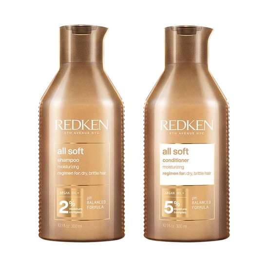 Redken All Soft Shampoo 300ml & Conditioner 300ml Duo - Image 1