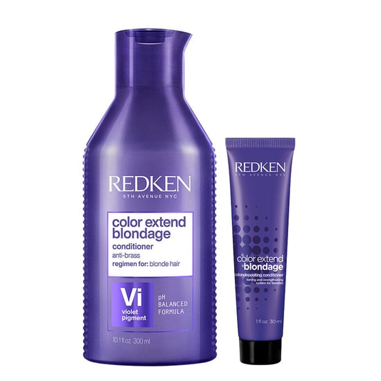 Redken Color Extend Blondage Conditioner 300ml And Mini Color Extend Blondage Conditioner 30ml Duo - Image 1