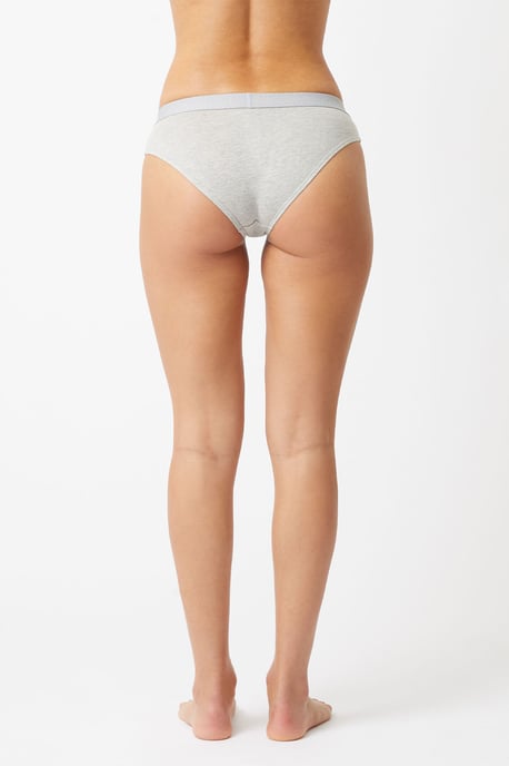 Grey 7 Pack Cotton French Connection Ladies Briefs - Image 3