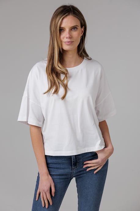 Black 2 Pack Cotton Crew Neck Boxy Fit Short Sleeve T-Shirts - Image 5