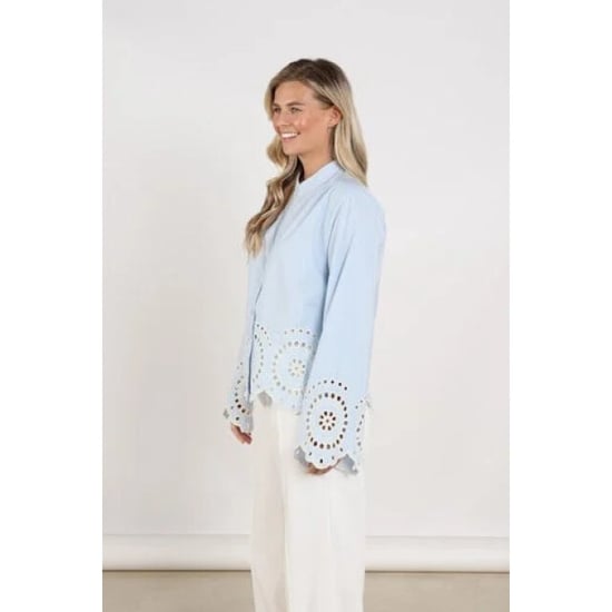 Nukus Nks02187 312 bella blouse embroidery cloudy - Image 1