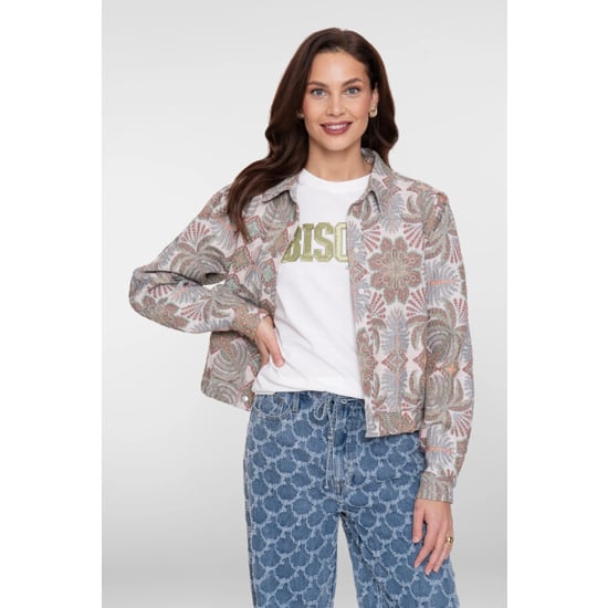 Geisha 62072-24 010 t-shirt bisous off-white/green - Image 3