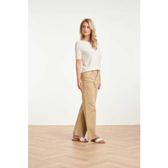 Smashed Lemon Gebreide top met lurex golvende texture | - Image 4
