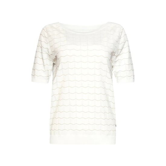 Smashed Lemon Gebreide top met lurex golvende texture | - Image 6