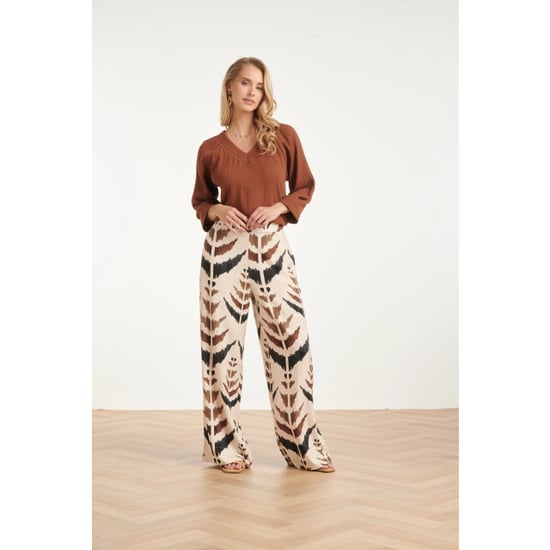 Smashed Lemon Mousseline top met v-hals | - Image 6