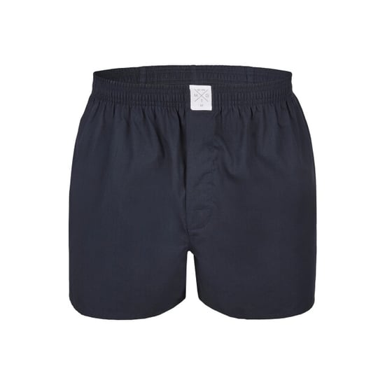MG-1 Wijde boxershorts heren geweven katoen 5-pack blauw/zwart - Image 2