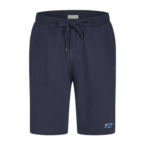 Phil & Co Heren korte pyjamabroeken 2-pack donkerblauw/grijs gestreept - Image 3