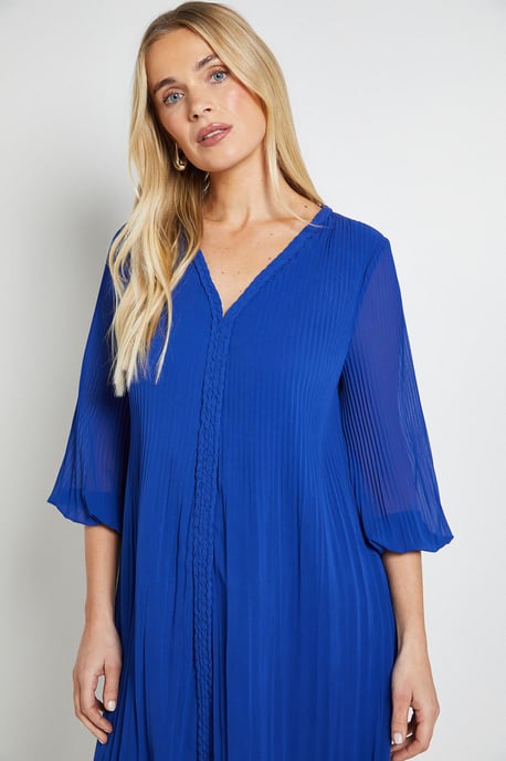 PETITE PLAIT DETAIL SHIFT DRESS - Image 4