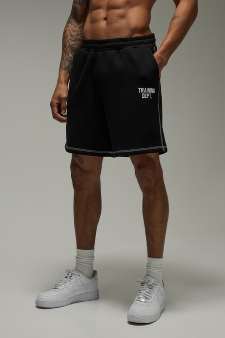 Training Dept Contrast Stitch 7inch Short - Image 1