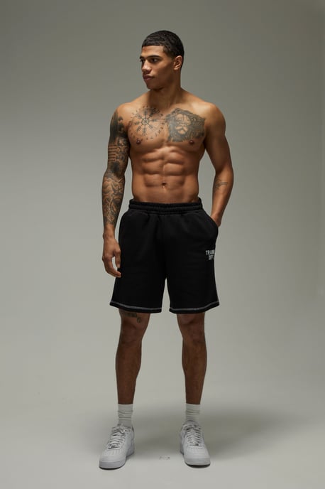Training Dept Contrast Stitch 7inch Short - Image 4