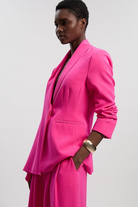 Soft Tailored Single Breasted Blazer - Image 1