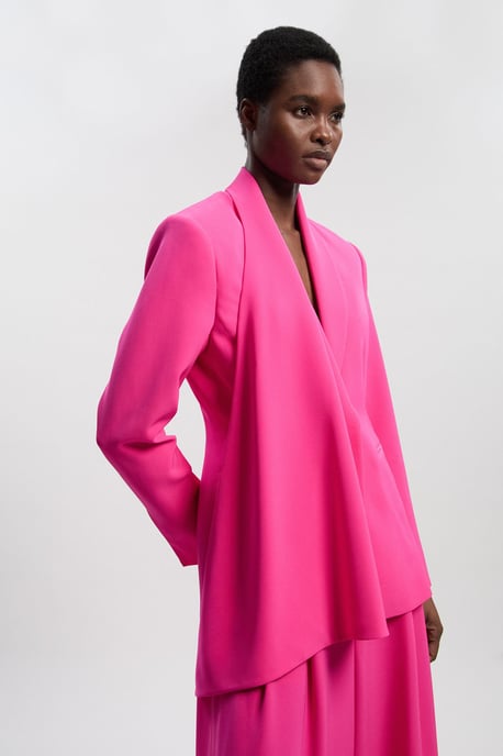 Soft Tailored Single Breasted Blazer - Image 2