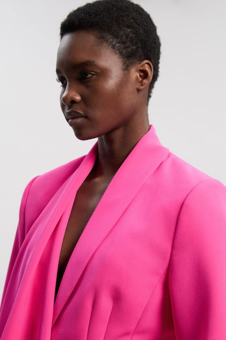 Soft Tailored Single Breasted Blazer - Image 3