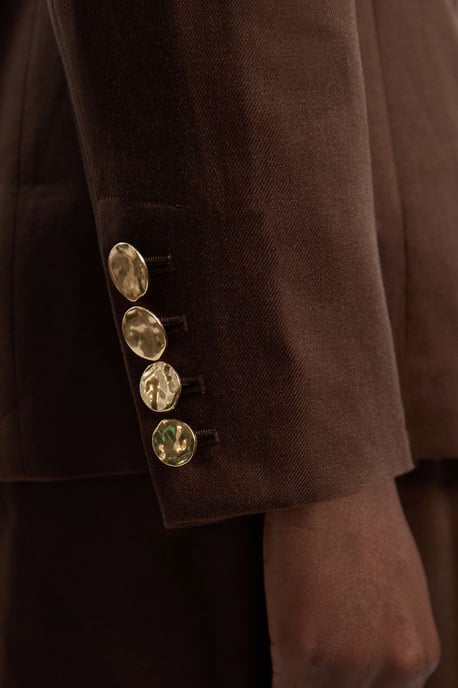 Tailored Linen Single Breasted Blazer - Image 3