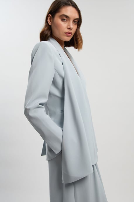 Soft Tailored Single Breasted Blazer - Image 1