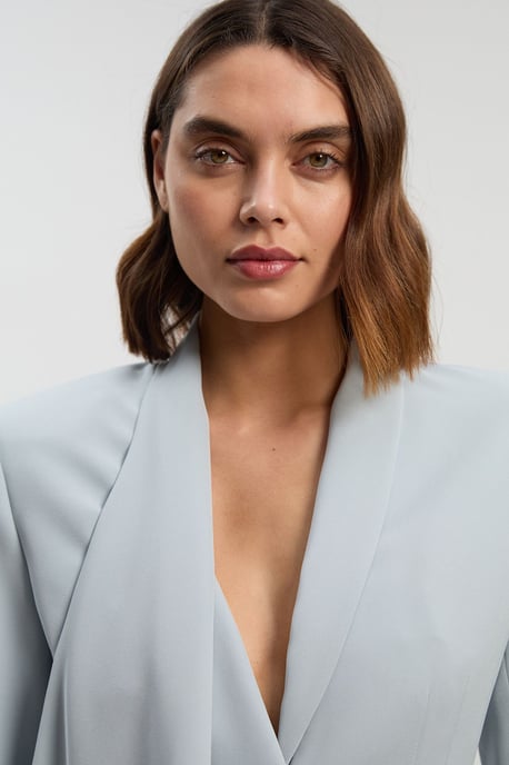 Soft Tailored Single Breasted Blazer - Image 3