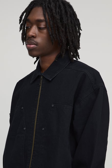 Carpenter Zip Up Co-Ord Denim Jacket - Image 2