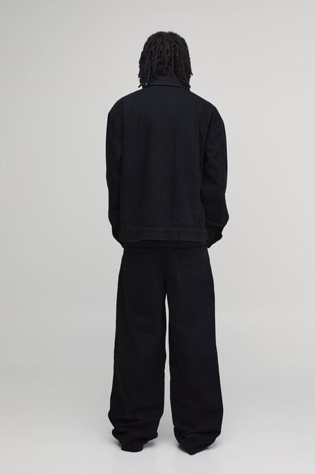 Carpenter Zip Up Co-Ord Denim Jacket - Image 3