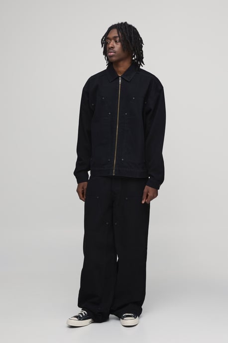Carpenter Zip Up Co-Ord Denim Jacket - Image 4