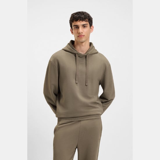 Men's Hugo Dapo Dayote Contrast Logo Tracksuit in Grey - Image 2