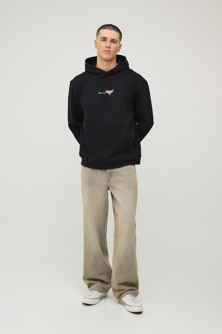 Oversized Disney Cars Sketch License Print Hoodie - Image 4