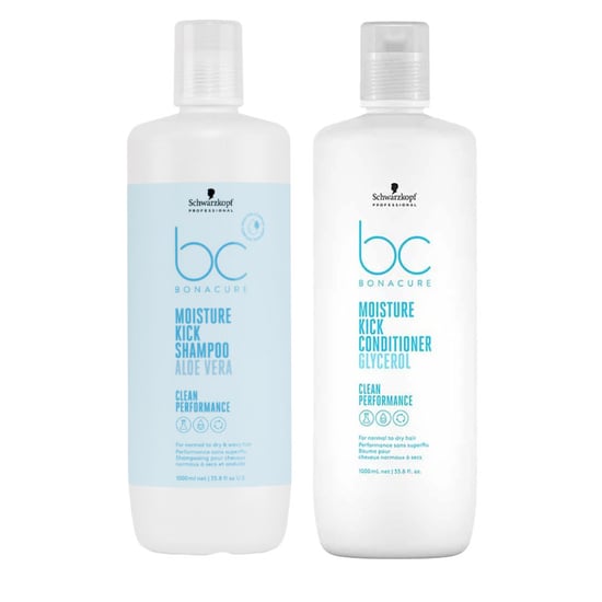 Schwarzkopf Professional Bc Bonacure Moisture Kick 1000ml Duo - Image 1