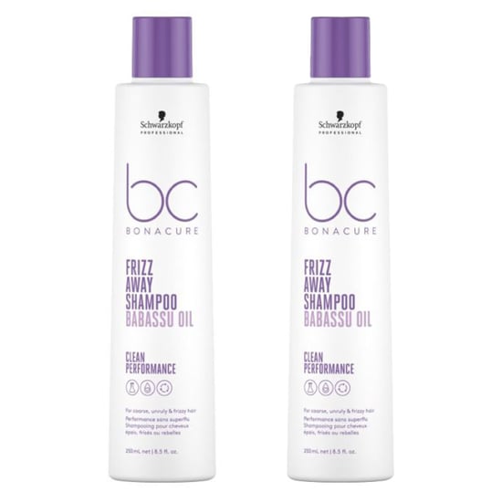 Schwarzkopf Bc Clean Frizz Away Shampoo 250ml Double - Image 1