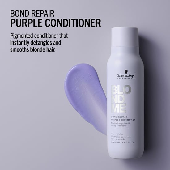 Schwarzkopf Blondme Bond Repair Purple Shampoo 300ml & Blondme Purple Conditioner 250ml Duo - Image 4