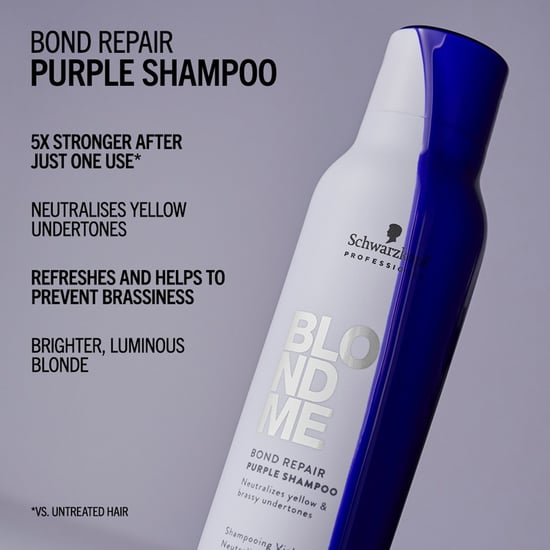 Schwarzkopf Blondme Bond Repair Purple Shampoo 300ml & Blondme Purple Conditioner 250ml Duo - Image 5