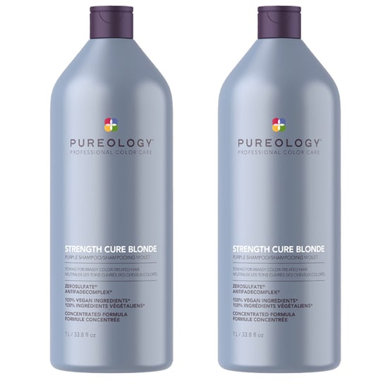 Pureology Strength Cure Blonde Shampoo 1000ml Double Worth £158 - Image 1
