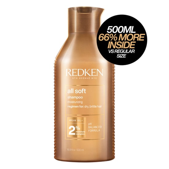 Redken All Soft Shampoo 500ml - Worth £38 - Image 1
