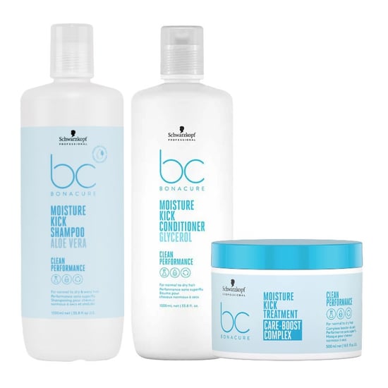 Schwarzkopf Professional Bc Bonacure Moisture Kick 1000ml Pack - Image 1