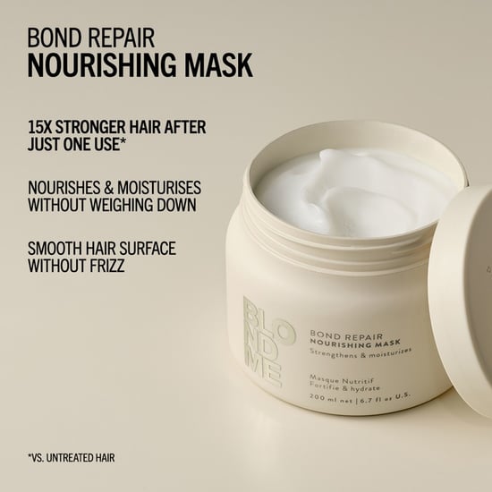 Schwarzkopf Blondme Bond Repair Nourishing Shampoo 300ml, Nourishing Conditioner 250ml & Nourishing Mask 200ml Pack - Image 6