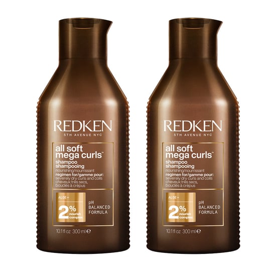 Redken All Soft Mega Curl Shampoo 300ml Double - Image 1