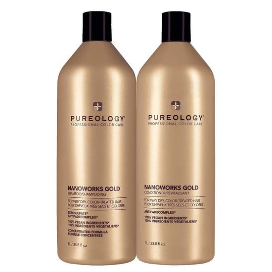 Pureology Nanoworks Gold Shampoo And Conditioner 1000ml Supersize Duo Pack Worth £171 - Image 5