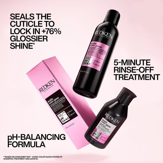 Redken Acidic Color Gloss Sulphate-free Shampoo 300ml, Acidic Color Gloss Conditioner 300ml And Activated Glass Gloss Treatment 237ml - Image 5