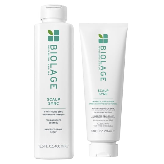 Biolage Scalp Sync Anti-dandruff Shampoo 400ml & Scalp Sync Universal Conditioner 236ml Duo - Image 1