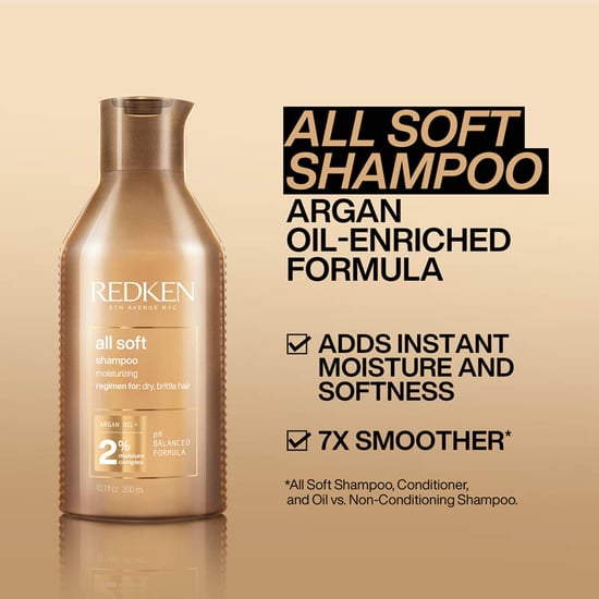 Redken All Soft Shampoo 300ml Double - Image 5