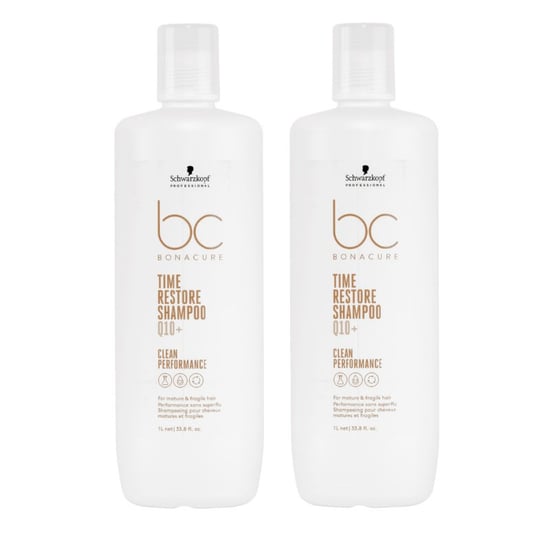 Schwarzkopf Professional Bc Bonacure Time Restore Shampoo 1000ml Double - Image 1