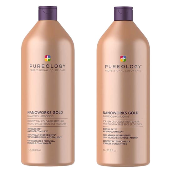 Pureology Nanoworks Gold Shampoo 1000ml Supersize Double Pack Worth £158 - Image 1