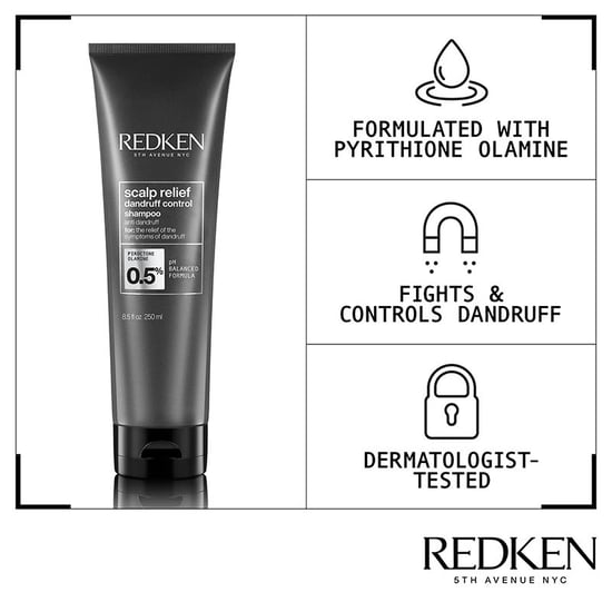 Redken Scalp Relief Dandruff Control Shampoo 250ml Double - Image 4