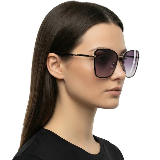 Women's Geometric Square Metal Sunglasses LO167S - Image 4
